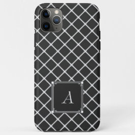 Black Square Pattern iPhone case