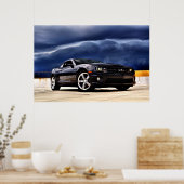 Black SS Camaro Poster (Keuken)