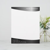 Black Stainless Steel Professional-briefhoofd Briefhoofd Ontwerp (Staand voorkant)