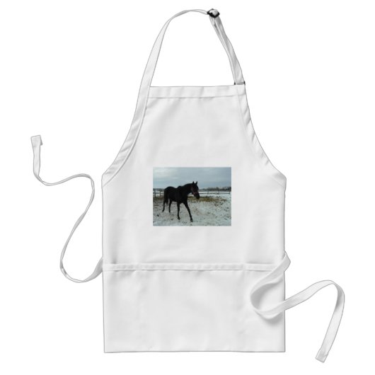 Black Stallion Beauty Standaard Schort (Voorkant)