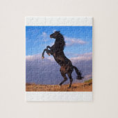 Black Stallion Horse Legpuzzel (Verticaal)