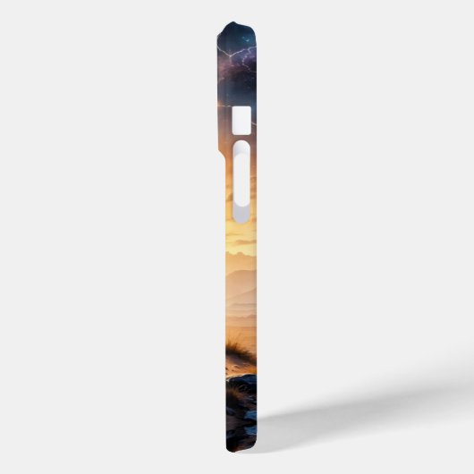 Black Stallion in Desert  Case-Mate iPhone Case (Achterkant / Links)