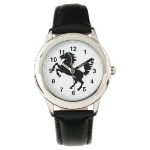Black Stallion kinder watch Horloge