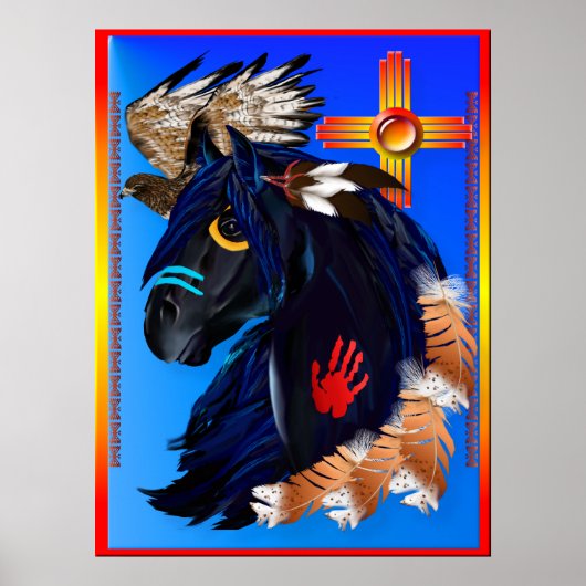 Black Stallion of Morning Poster (Voorkant)