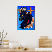 Black Stallion of Morning Poster (Keuken)
