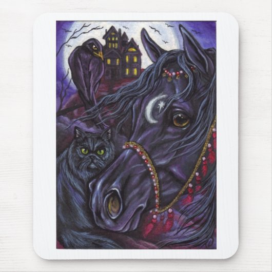 BLACK STALLION Persian Cat Mousepad Muismat (Voorkant)