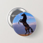 Black Stallion Ronde Button 5,7 Cm (Voorkant /achterkant)