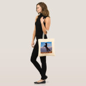 Black Stallion Tote Bag (Voorkant (model))