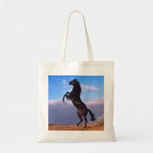 Black Stallion Tote Bag (Voorkant)