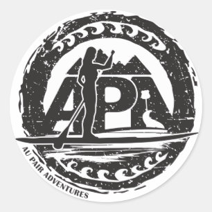 Black Stamp Sticker