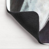 Black Standard Poodle Mousepad Muismat (Hoek)