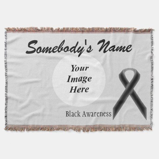 Black Standard Ribbon Sjabloon van Kenneth Yoncich Deken (Voorkant)