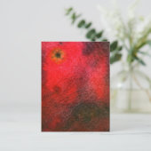 "Black Star" Abstract ontwerp-Briefkaart Briefkaart (Staand voorkant)