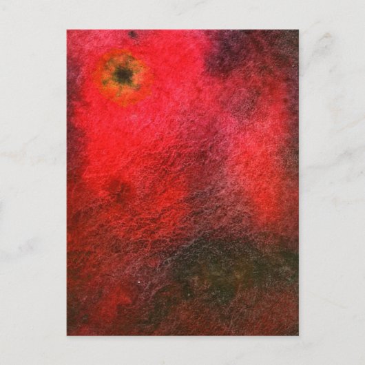 "Black Star" Abstract ontwerp-Briefkaart Briefkaart (Voorkant)