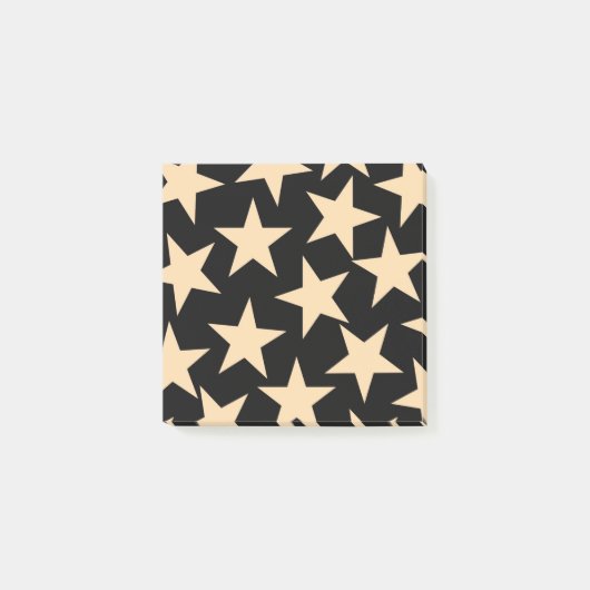 Black Star Celestial Cosmic Bureaubehoeften Post-it® Notes (Voorkant)