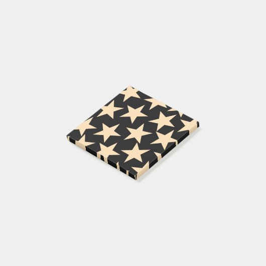 Black Star Celestial Cosmic Desk Essentials Post-it® Notes (Schuin)