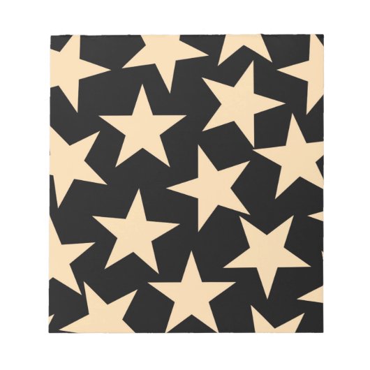 Black Star Celestial Slanke Cosmic Memo Pad Notitieblok (Voorkant)