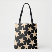 Black Star Hemelse Kosmische Geïnspireerde Carry-A Tote Bag (Voorkant)