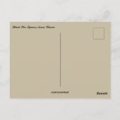 Black Star Square Accra Ghana Briefkaart (Achterkant)