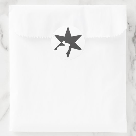 Black Star Sticker (Tas)