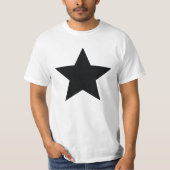 Black Star-T-shirt T-shirt (Voorkant)