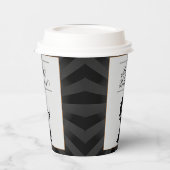 Black Starburst Witch Halloween Papieren Bekers (Links)