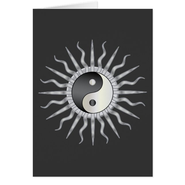Black Starburst Yin Yang (Voorkant)