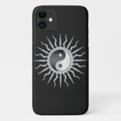 Black Starburst Yin Yang Case-Mate iPhone Case (Achterkant)