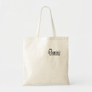 Black Starry Dominic, Naam, Budget Totebag Tote Bag
