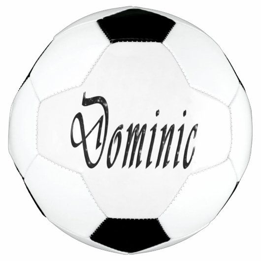 Black Starry Dominic Naam, Voetbal (Voorkant)