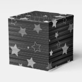 Black Stars Patroon Bedankdoosjes (Voorkant Zijde)