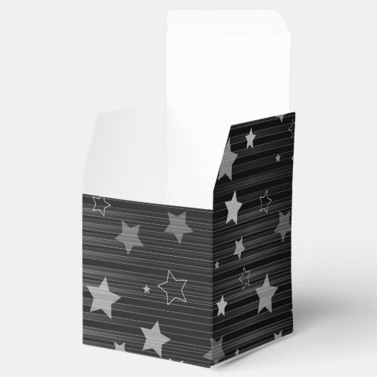 Black Stars Patroon Bedankdoosjes (Geopend)