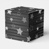 Black Stars Patroon Bedankdoosjes (Achterkant)