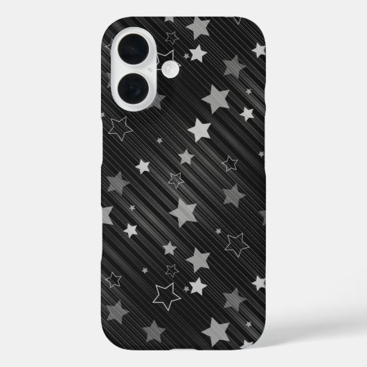 Black Stars Patroon Case-Mate iPhone Case (Achterkant)