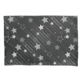 Black Stars Patroon Kussensloop (Voorkant-Links)