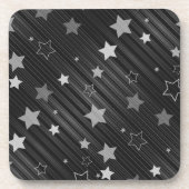 Black Stars Patroon Onderzetter (Voorkant)