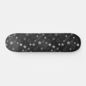 Black Stars Patroon Skateboard (Horizontaal)