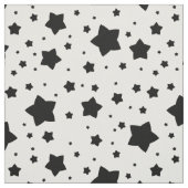 Black Stars Patroon Stof (Swatch)