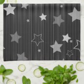 Black Stars Patroon Theedoek (Gevouwen)