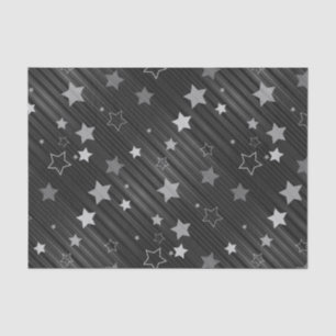 Black Stars Patroon Tissuepapier