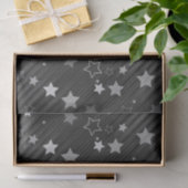 Black Stars Patroon Tissuepapier (Geschenk)