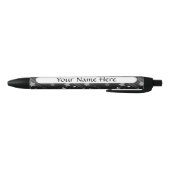 Black Stars Patroon Zwarte Inkt Pen (Bodem)