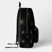 Black Stars Pattern Pastel Constellation for Kids Bedrukte Rugzak (Links)