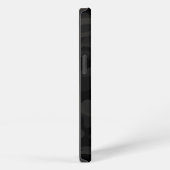 Black Stealth Camo met Initialen iPhone Hoesje (Rechterkant)