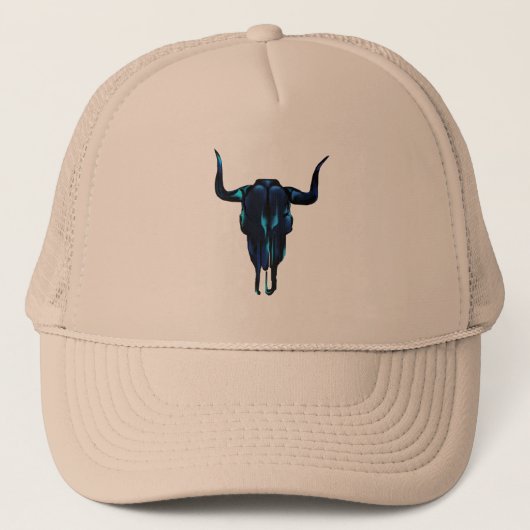 Black Steer Skull Pet (Voorkant)