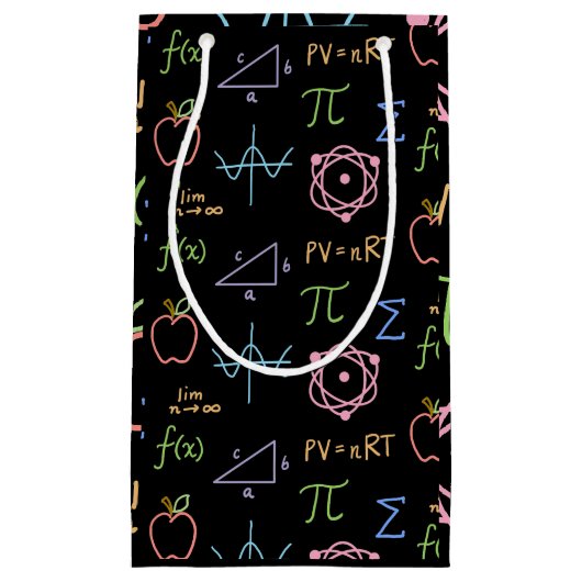 Black STEM Gift Bag Klein Cadeauzakje (Voorkant)