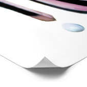 Black Stiletto Shoe and Champagne Print (Hoek)