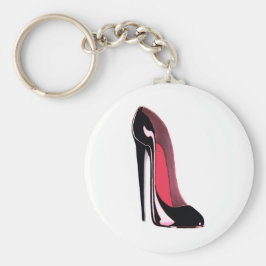 Black Stiletto Shoe Sleutelhanger