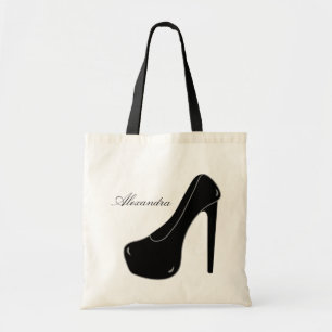 Black Stiletto Tote Bag