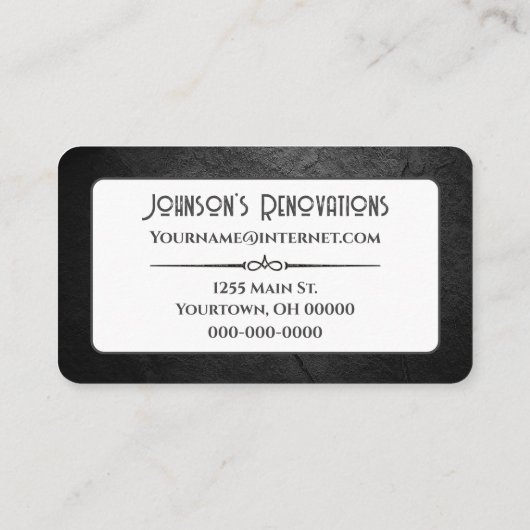 Black Stone Visitekaartje (Achterkant)